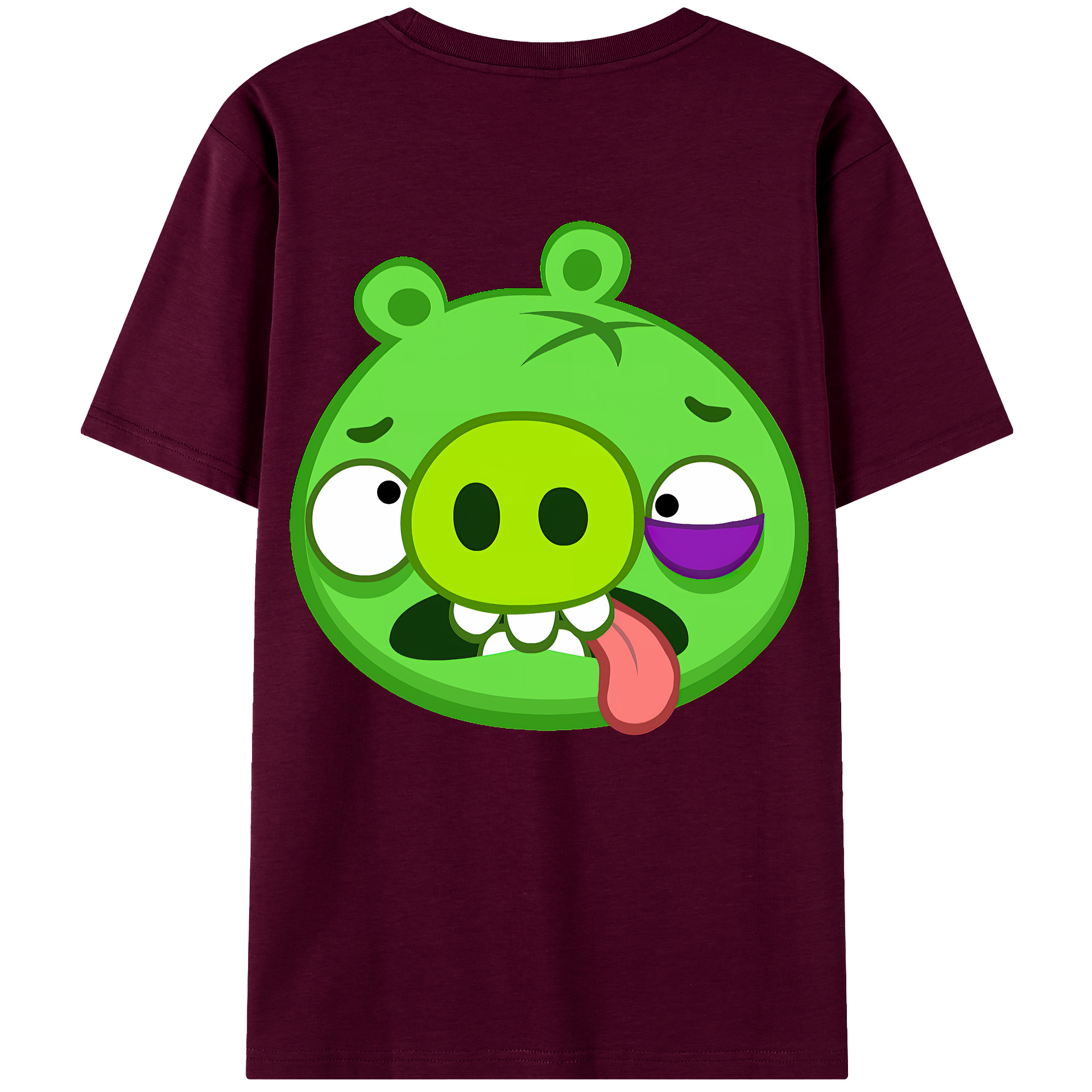 （画像用） Angry Birds アングリーバード レディース半袖Tシャツ(バックプリント)